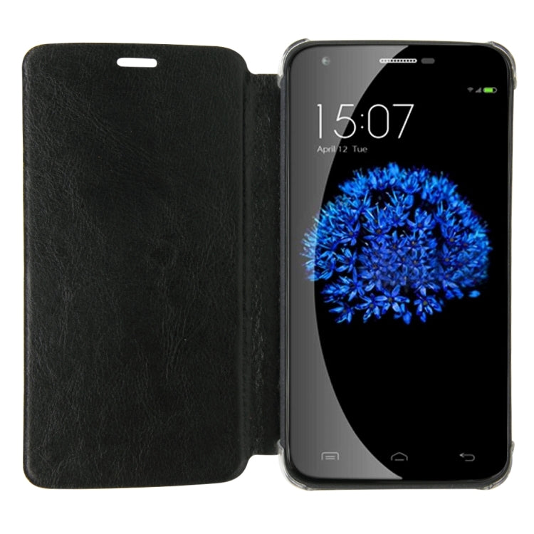 Horizontal Flip Leather Case with Holder for DOOGEE Valencia 2 Y100 Plus