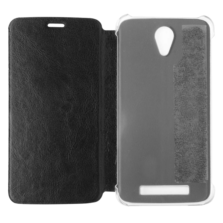 Horizontal Flip Leather Case with Holder for DOOGEE Valencia 2 Y100 Plus