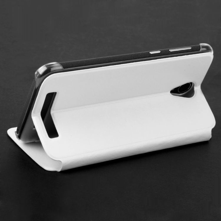 Horizontal Flip Leather Case with Holder for DOOGEE Valencia 2 Y100 Plus