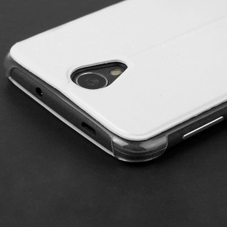 Horizontal Flip Leather Case with Holder for DOOGEE Valencia 2 Y100 Plus