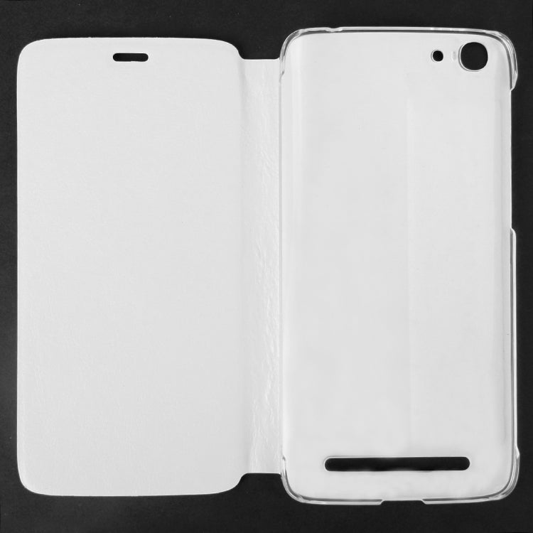 Horizontal Flip Leather Case with Holder for DOOGEE Y200