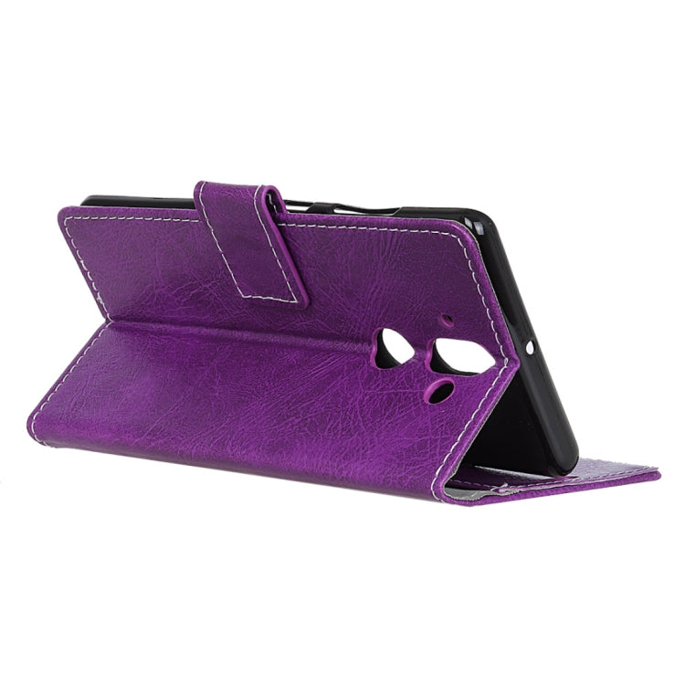 For NOKIA 8 Sirocco Retro Crazy Horse Texture Horizontal Flip Leather Case with Card Slots & Holder & Wallet & Photo Frame