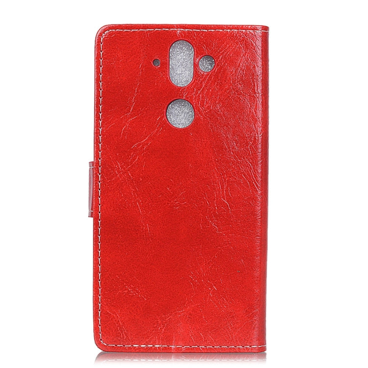 For NOKIA 8 Sirocco Retro Crazy Horse Texture Horizontal Flip Leather Case with Card Slots & Holder & Wallet & Photo Frame