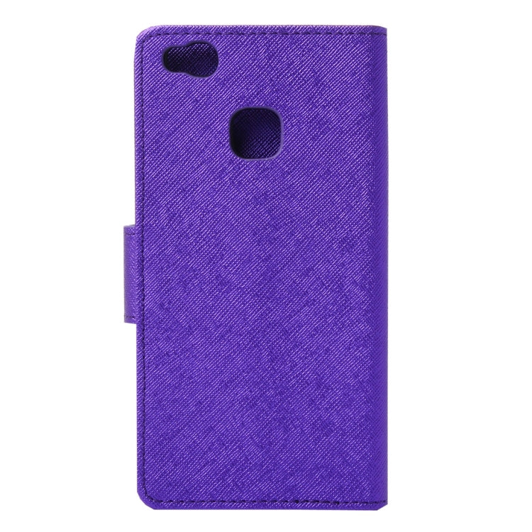 For Huawei  P9 Lite Cross Texture Leather Case with Holder & Card Slots & Wallet