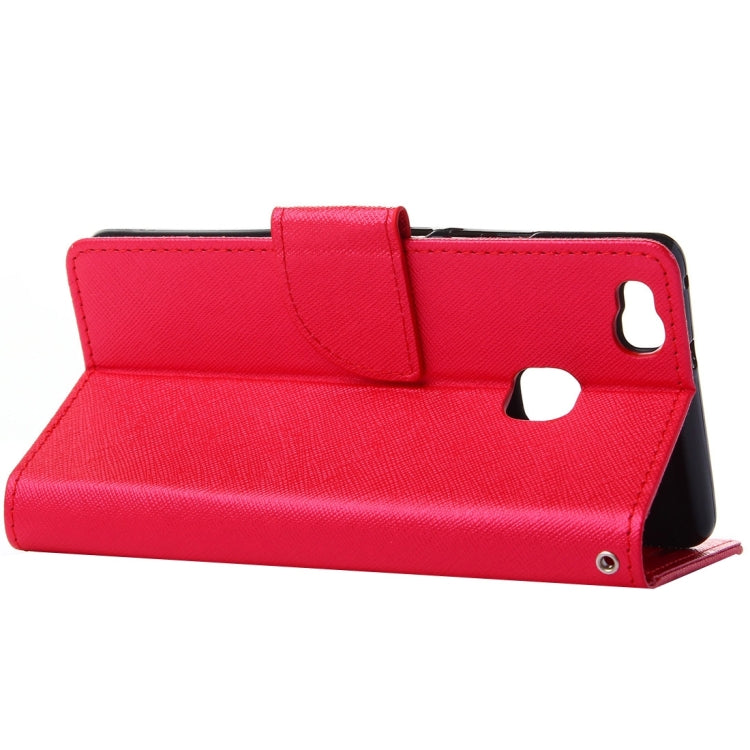 For Huawei  P9 Lite Cross Texture Leather Case with Holder & Card Slots & Wallet