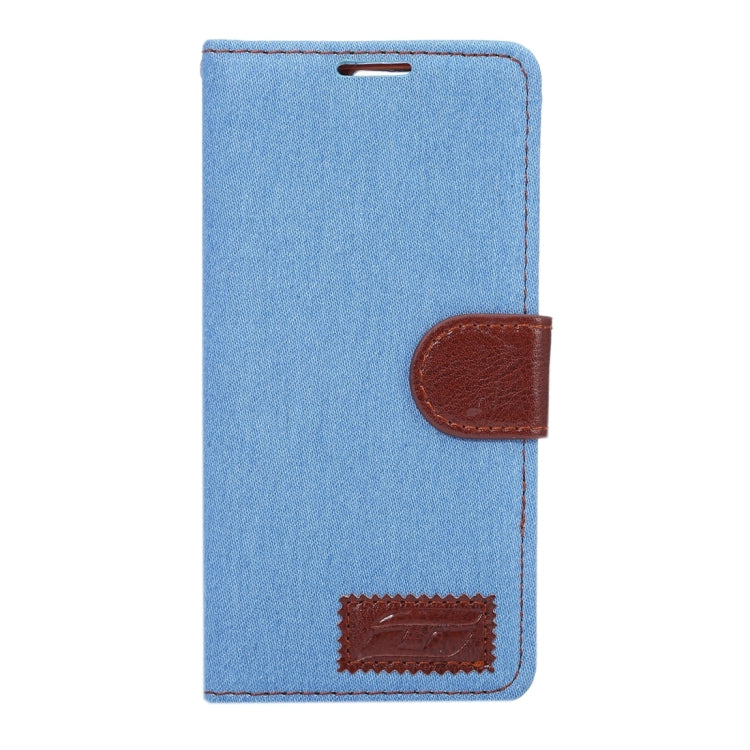 For Huawei  P9 Jeans Horizontal Flip Leather Case with Holder & Card Slots