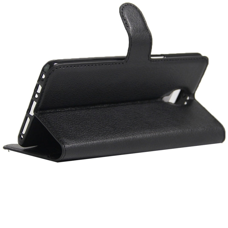 For OnePlus  Three Litchi Texture Horizontal Flip Leather Case with Magnetic Buckle & Holder & Card Slots & Wallet