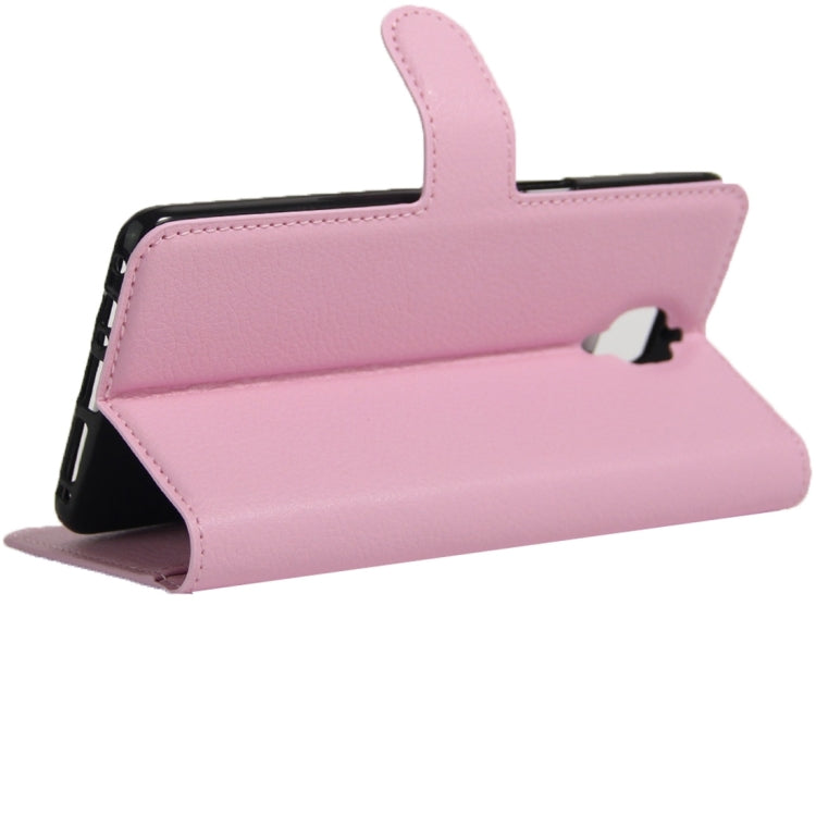 For OnePlus  Three Litchi Texture Horizontal Flip Leather Case with Magnetic Buckle & Holder & Card Slots & Wallet