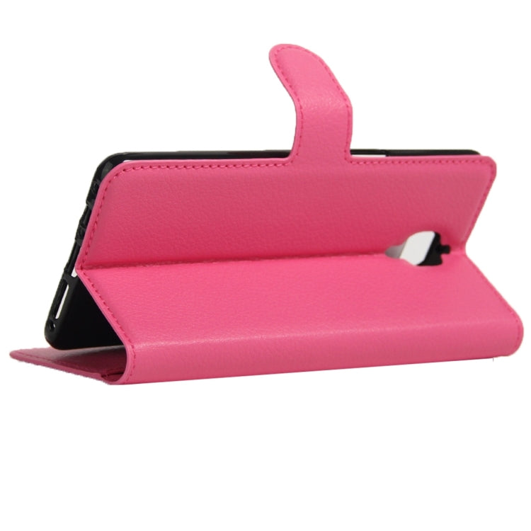 For OnePlus  Three Litchi Texture Horizontal Flip Leather Case with Magnetic Buckle & Holder & Card Slots & Wallet