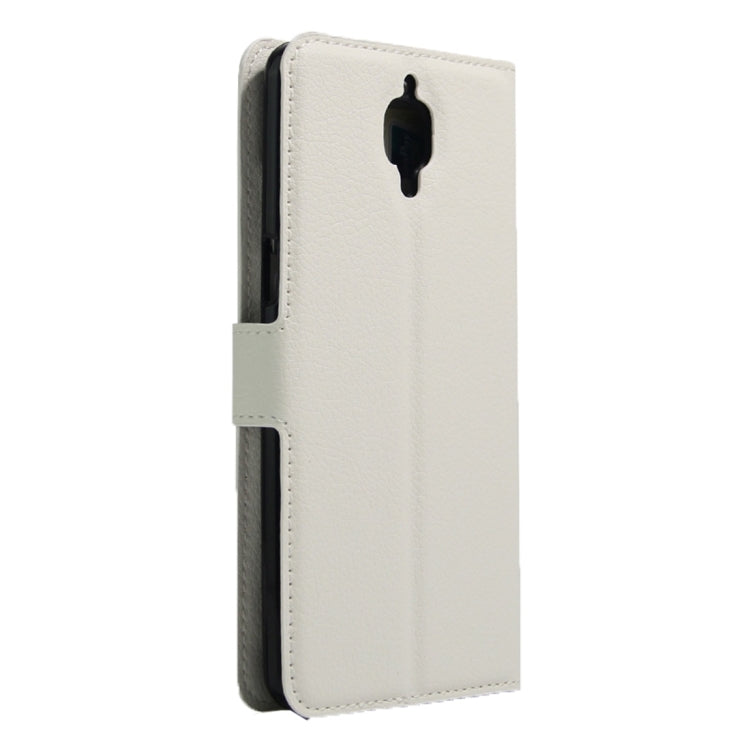 For OnePlus  Three Litchi Texture Horizontal Flip Leather Case with Magnetic Buckle & Holder & Card Slots & Wallet