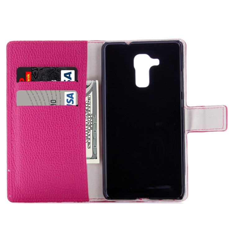 For Huawei  Honor 5c Litchi Texture Horizontal Flip Leather Case with Holder & Card Slots & Wallet