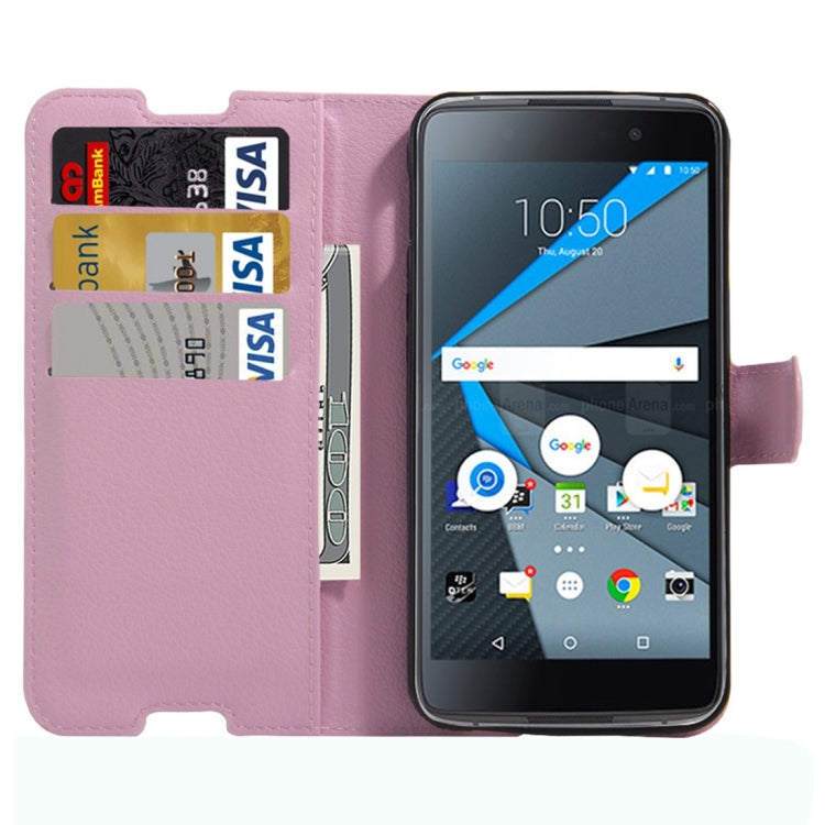 For BlackBerry DTEK50 & Alcatel Idol 4 Litchi Texture Horizontal Flip Leather Case with Magnetic Buckle & Holder & Card Slots & Wallet