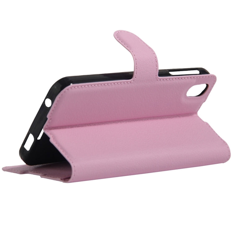 For BlackBerry DTEK50 & Alcatel Idol 4 Litchi Texture Horizontal Flip Leather Case with Magnetic Buckle & Holder & Card Slots & Wallet