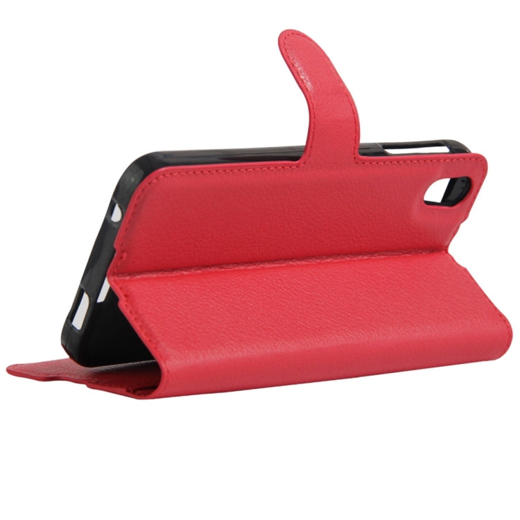 For BlackBerry DTEK50 & Alcatel Idol 4 Litchi Texture Horizontal Flip Leather Case with Magnetic Buckle & Holder & Card Slots & Wallet