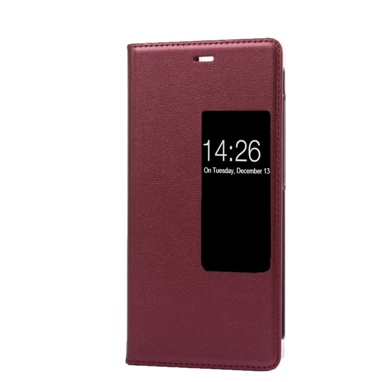 For Huawei  P9 Horizontal Flip Leather Case with Smart Window