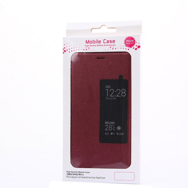 For Huawei  P9 Horizontal Flip Leather Case with Smart Window