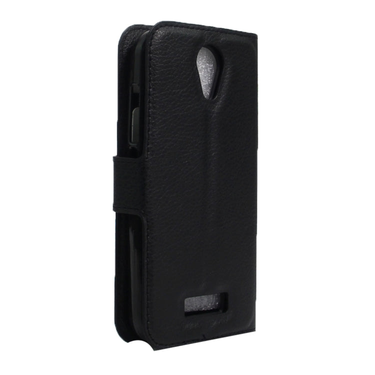 For DOOGEE X3 Litchi Texture Horizontal Flip Leather Case with Magnetic Buckle & Holder & Card Slots & Wallet