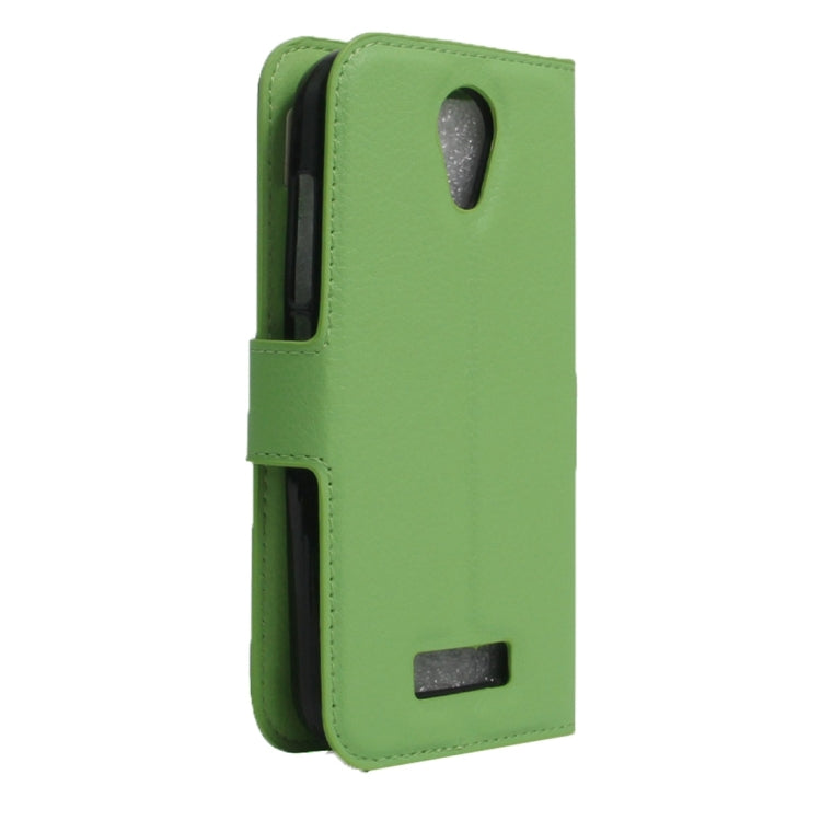 For DOOGEE X3 Litchi Texture Horizontal Flip Leather Case with Magnetic Buckle & Holder & Card Slots & Wallet