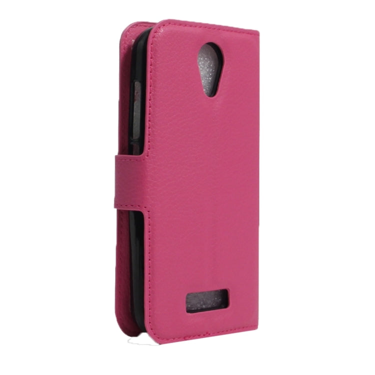 For DOOGEE X3 Litchi Texture Horizontal Flip Leather Case with Magnetic Buckle & Holder & Card Slots & Wallet