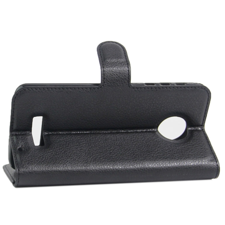 For Motorola Moto Z Force Litchi Texture Horizontal Flip Leather Case with Magnetic Buckle & Holder & Card Slots & Wallet