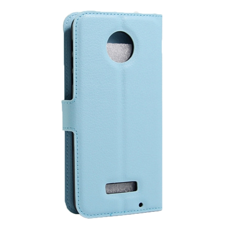 For Motorola Moto Z Force Litchi Texture Horizontal Flip Leather Case with Magnetic Buckle & Holder & Card Slots & Wallet