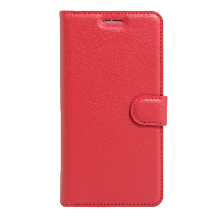 For Motorola Moto Z Force Litchi Texture Horizontal Flip Leather Case with Magnetic Buckle & Holder & Card Slots & Wallet