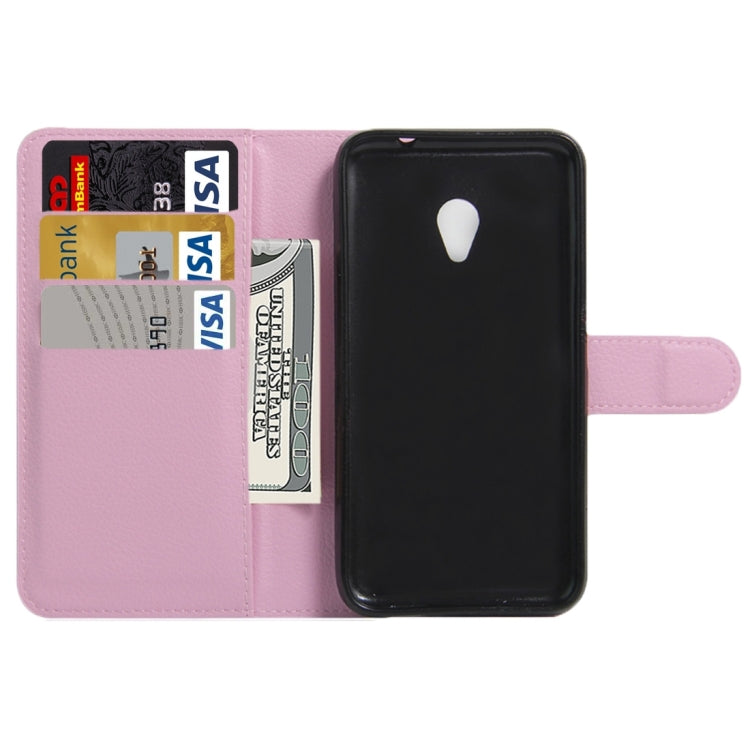 For Vodafone Smart Turbo 7 Litchi Texture Horizontal Flip Leather Case with Magnetic Buckle & Holder & Card Slots & Wallet