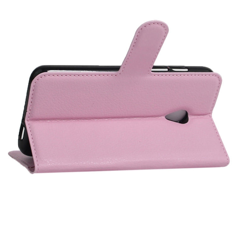 For Vodafone Smart Turbo 7 Litchi Texture Horizontal Flip Leather Case with Magnetic Buckle & Holder & Card Slots & Wallet