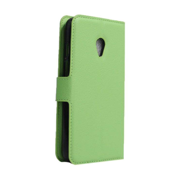 For Vodafone Smart Turbo 7 Litchi Texture Horizontal Flip Leather Case with Magnetic Buckle & Holder & Card Slots & Wallet