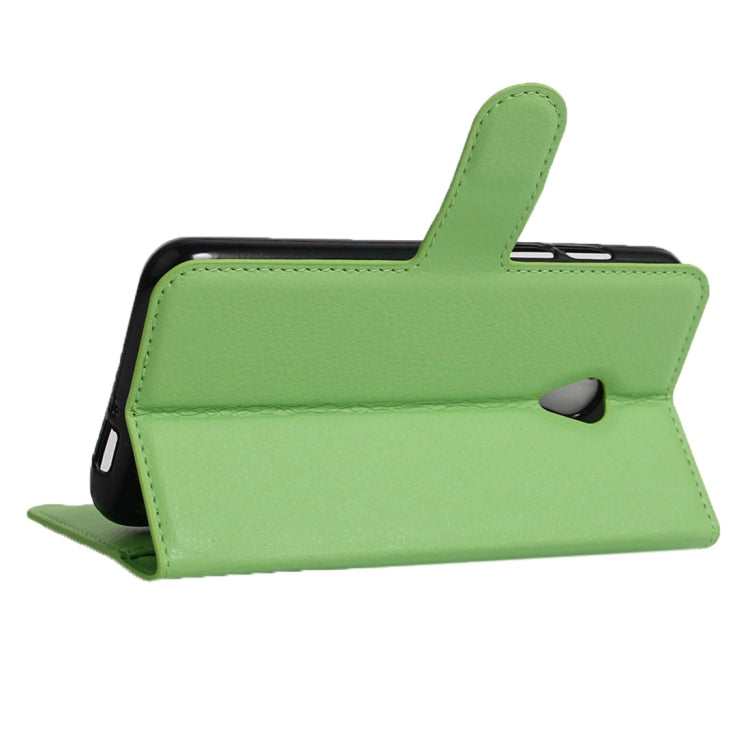 For Vodafone Smart Turbo 7 Litchi Texture Horizontal Flip Leather Case with Magnetic Buckle & Holder & Card Slots & Wallet