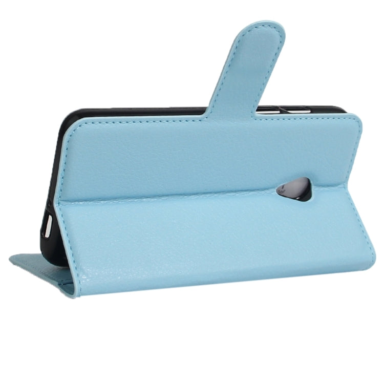 For Vodafone Smart Turbo 7 Litchi Texture Horizontal Flip Leather Case with Magnetic Buckle & Holder & Card Slots & Wallet