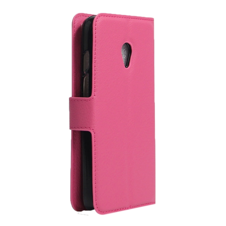 For Vodafone Smart Turbo 7 Litchi Texture Horizontal Flip Leather Case with Magnetic Buckle & Holder & Card Slots & Wallet