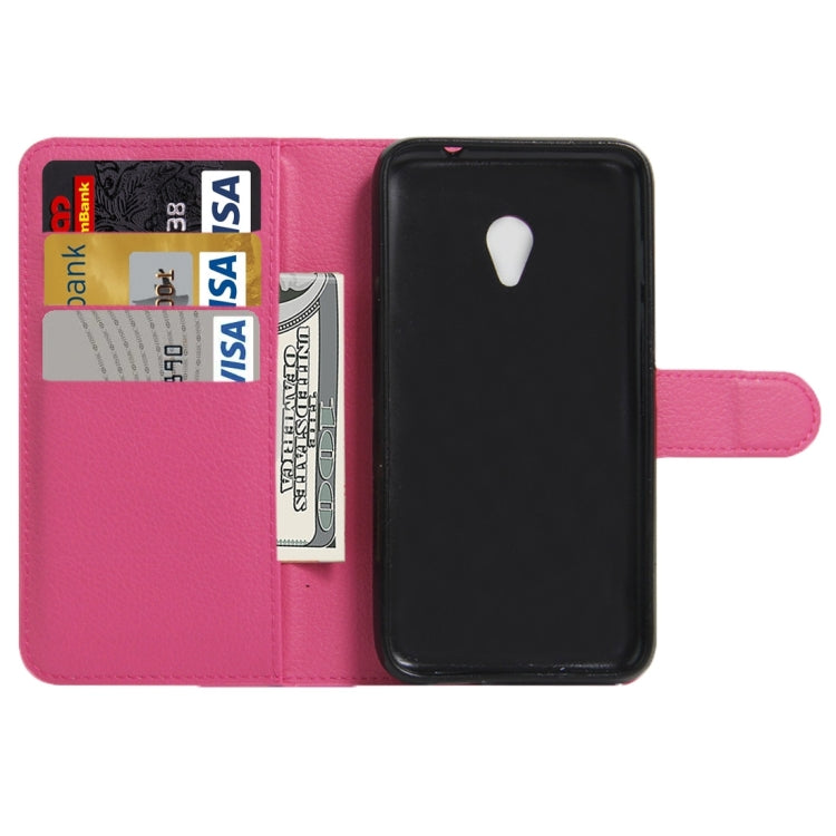 For Vodafone Smart Turbo 7 Litchi Texture Horizontal Flip Leather Case with Magnetic Buckle & Holder & Card Slots & Wallet