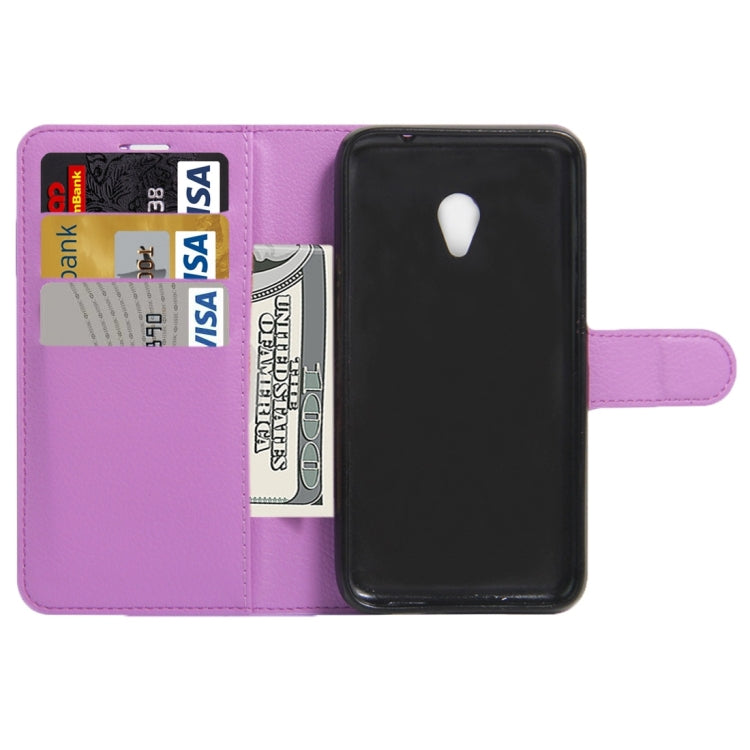 For Vodafone Smart Turbo 7 Litchi Texture Horizontal Flip Leather Case with Magnetic Buckle & Holder & Card Slots & Wallet
