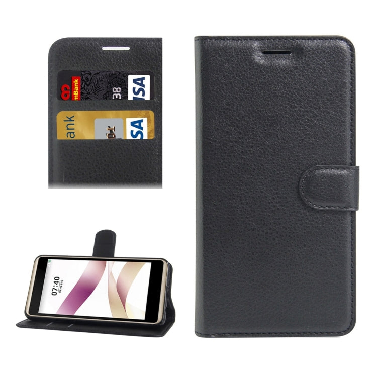 For LG X Skin / X Style Litchi Texture Horizontal Flip Leather Case with Magnetic Buckle & Holder & Card Slots & Wallet