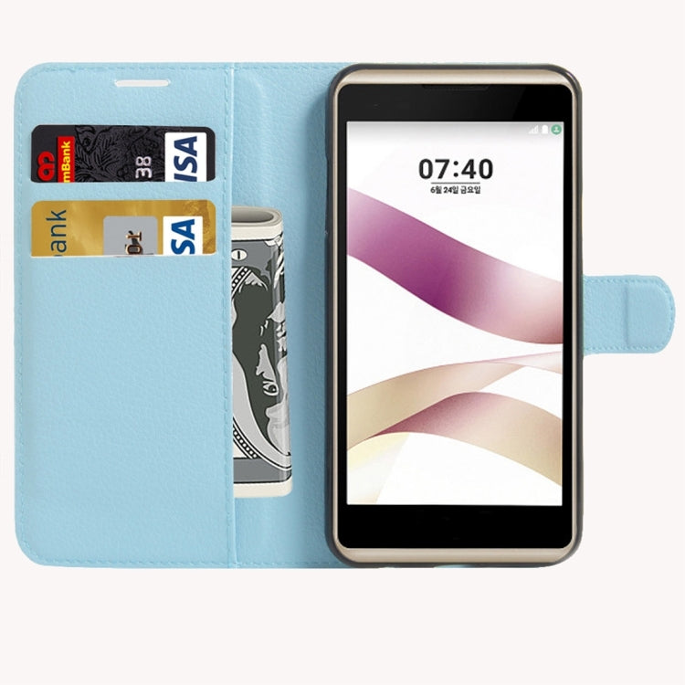 For LG X Skin / X Style Litchi Texture Horizontal Flip Leather Case with Magnetic Buckle & Holder & Card Slots & Wallet