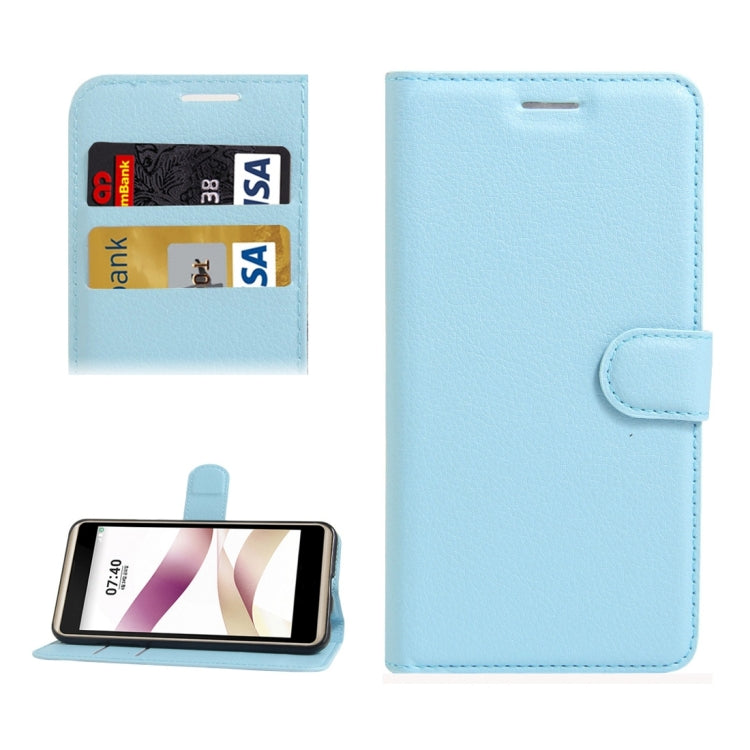 For LG X Skin / X Style Litchi Texture Horizontal Flip Leather Case with Magnetic Buckle & Holder & Card Slots & Wallet