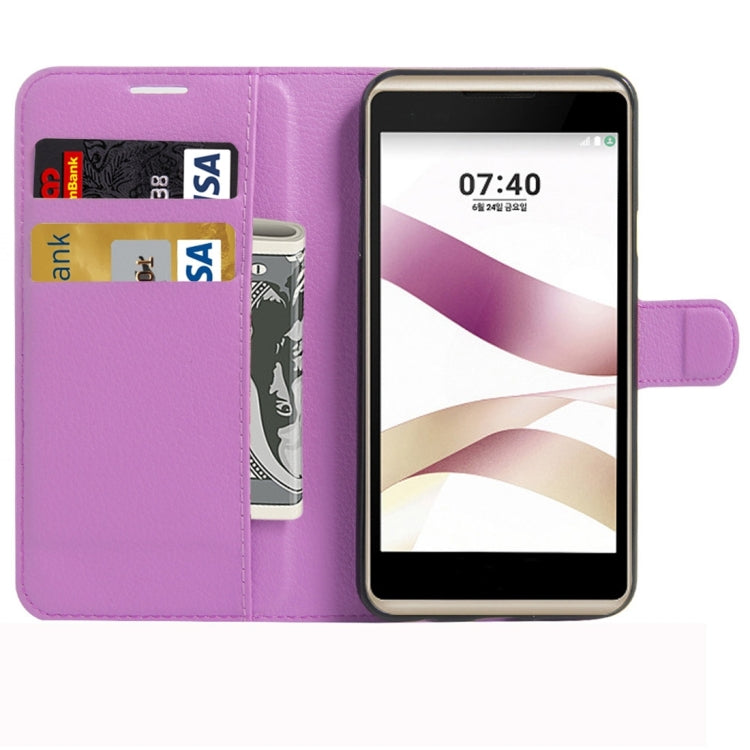 For LG X Skin / X Style Litchi Texture Horizontal Flip Leather Case with Magnetic Buckle & Holder & Card Slots & Wallet