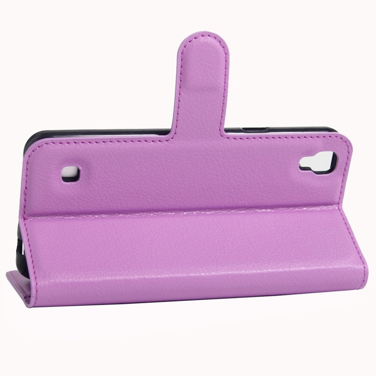 For LG X Skin / X Style Litchi Texture Horizontal Flip Leather Case with Magnetic Buckle & Holder & Card Slots & Wallet