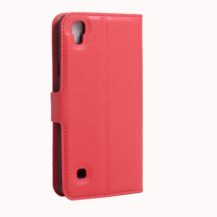 For LG X Skin / X Style Litchi Texture Horizontal Flip Leather Case with Magnetic Buckle & Holder & Card Slots & Wallet