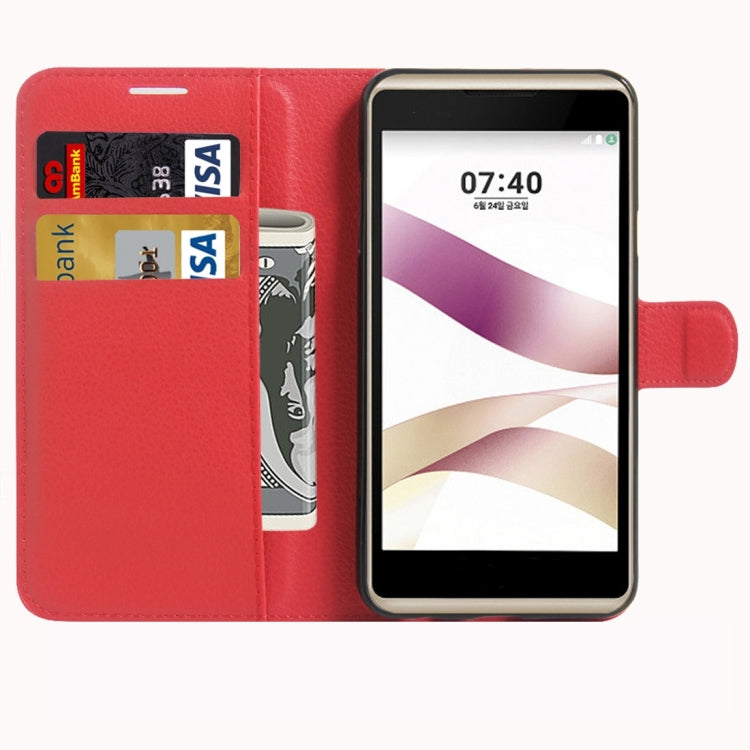 For LG X Skin / X Style Litchi Texture Horizontal Flip Leather Case with Magnetic Buckle & Holder & Card Slots & Wallet