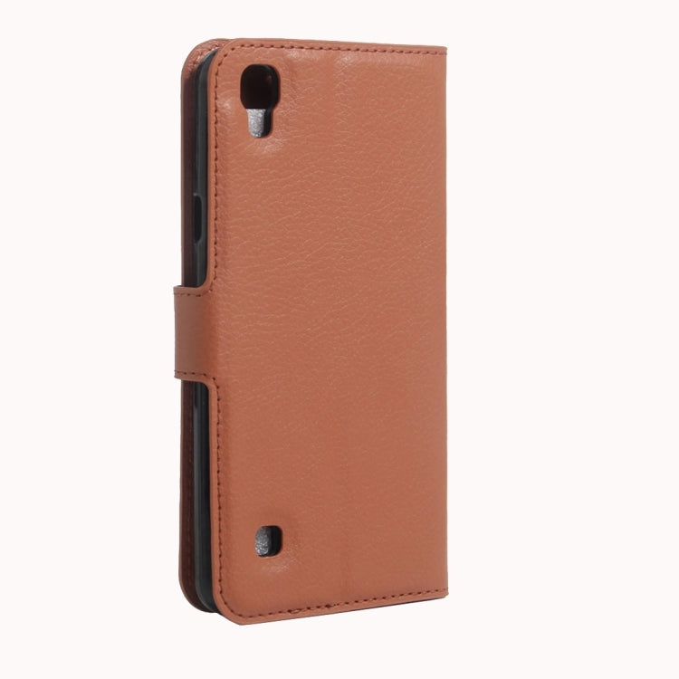 For LG X Skin / X Style Litchi Texture Horizontal Flip Leather Case with Magnetic Buckle & Holder & Card Slots & Wallet