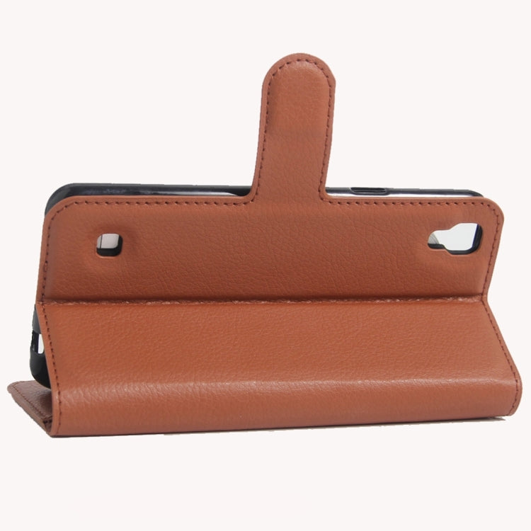 For LG X Skin / X Style Litchi Texture Horizontal Flip Leather Case with Magnetic Buckle & Holder & Card Slots & Wallet