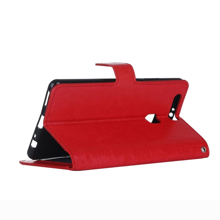 For Huawei P9 Plus Crazy Horse Texture Horizontal Flip PU Leather Protective Case with Holder & Card Slots & Wallet & Photo Frame