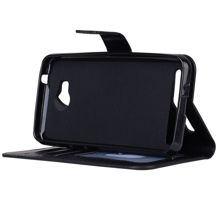 For Huawei Y3 II Crazy Horse Texture Horizontal Flip PU Leather Protective Case with Holder & Card Slots & Wallet & Photo Frame