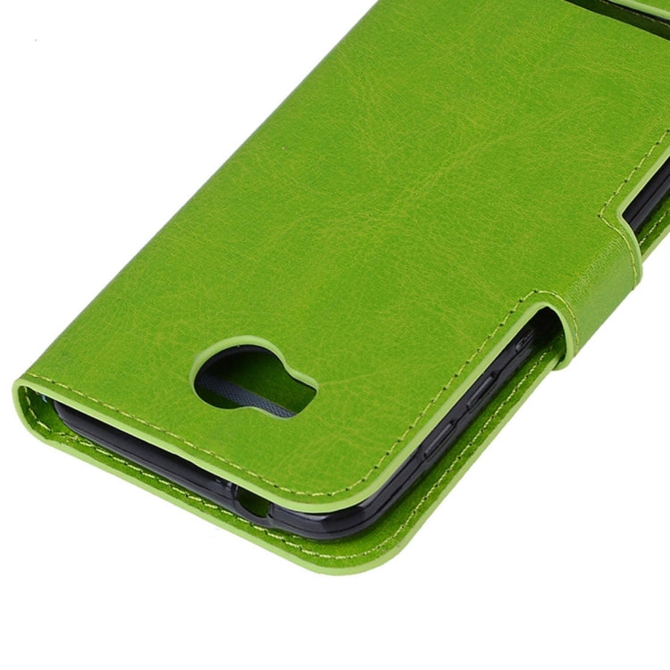 For Huawei Y3 II Crazy Horse Texture Horizontal Flip PU Leather Protective Case with Holder & Card Slots & Wallet & Photo Frame