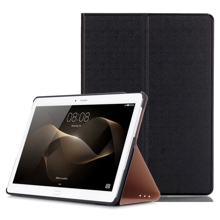 For Huawei  MediaPad M2 A01W/L Stone Texture Horizontal Flip Leather Case with Holder