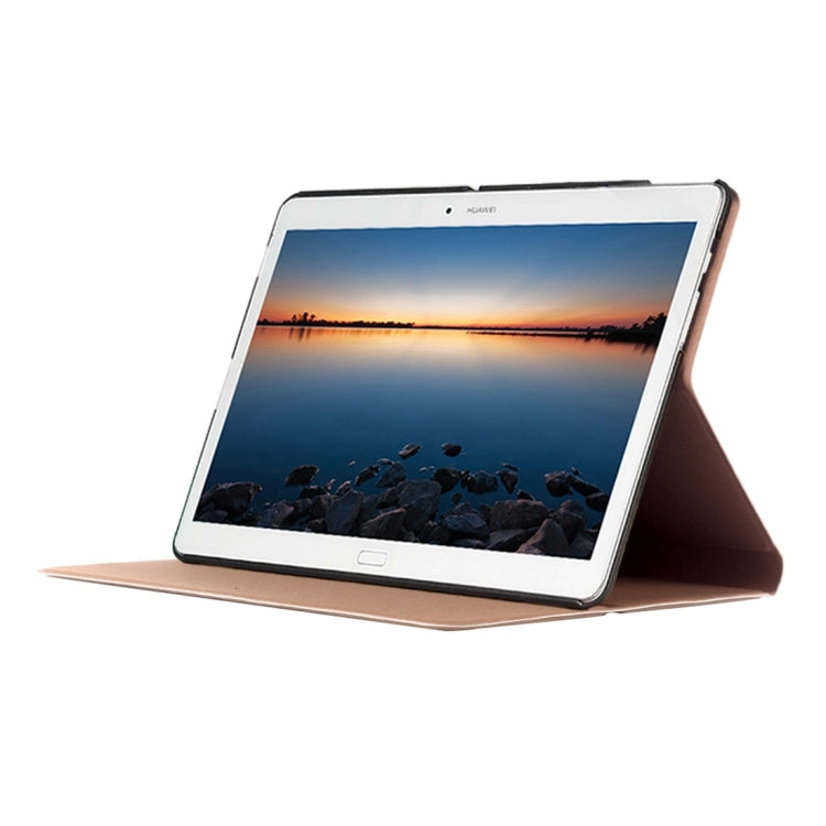 For Huawei  MediaPad M2 A01W/L Stone Texture Horizontal Flip Leather Case with Holder