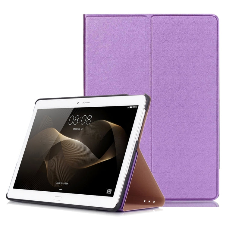 For Huawei  MediaPad M2 A01W/L Stone Texture Horizontal Flip Leather Case with Holder