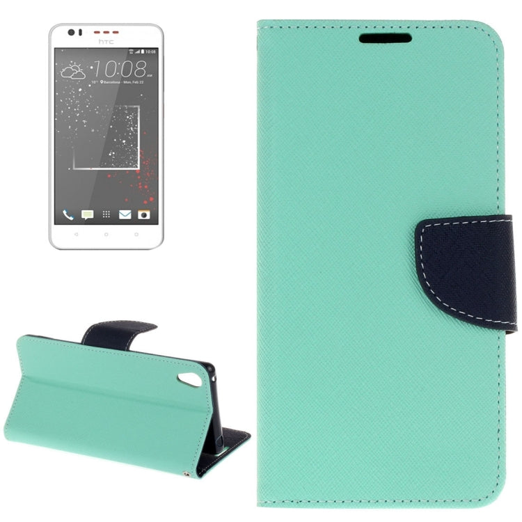 For HTC Desire 825 Cross Texture Horizontal Flip Leather Case with Magnetic Buckle & Holder & Card Slots & Wallet